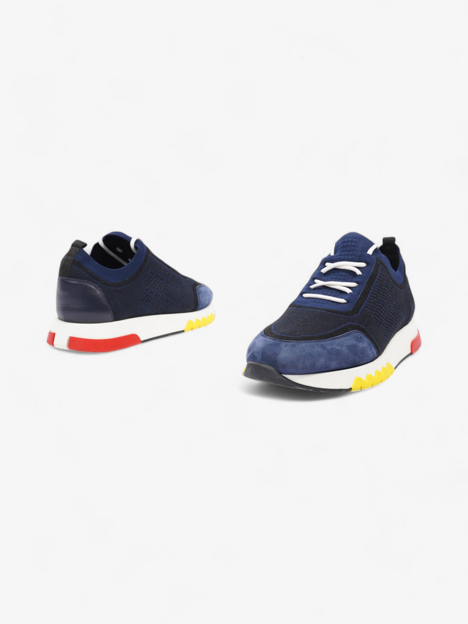 Hermes Addict sneaker Navy / Black Knit EU 44.5 UK 10.5 Image 9