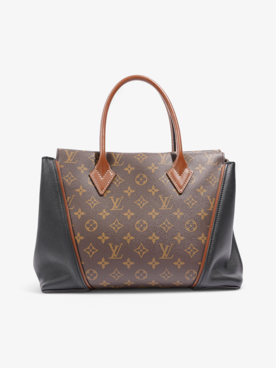 Louis Vuitton W Tote Monogram / Black Coated Canvas PM Image 4