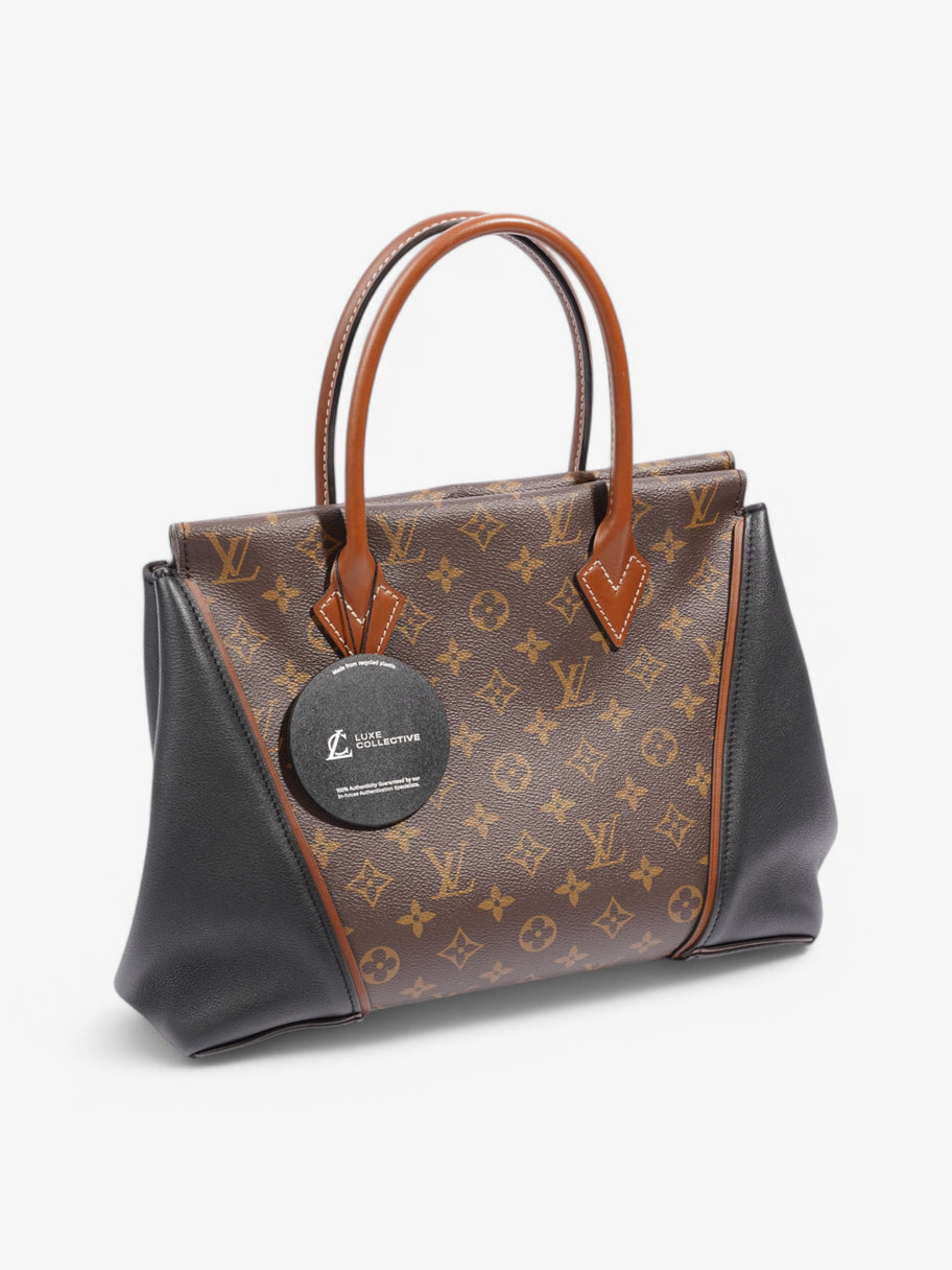 Louis Vuitton W Tote Monogram / Black Coated Canvas PM Image 9