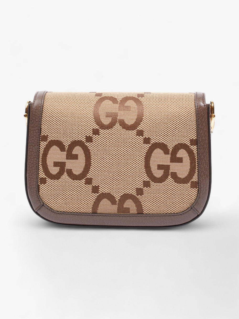 Gucci Horsebit 1955 GG Supreme / Brown Fabric Mini Image 4