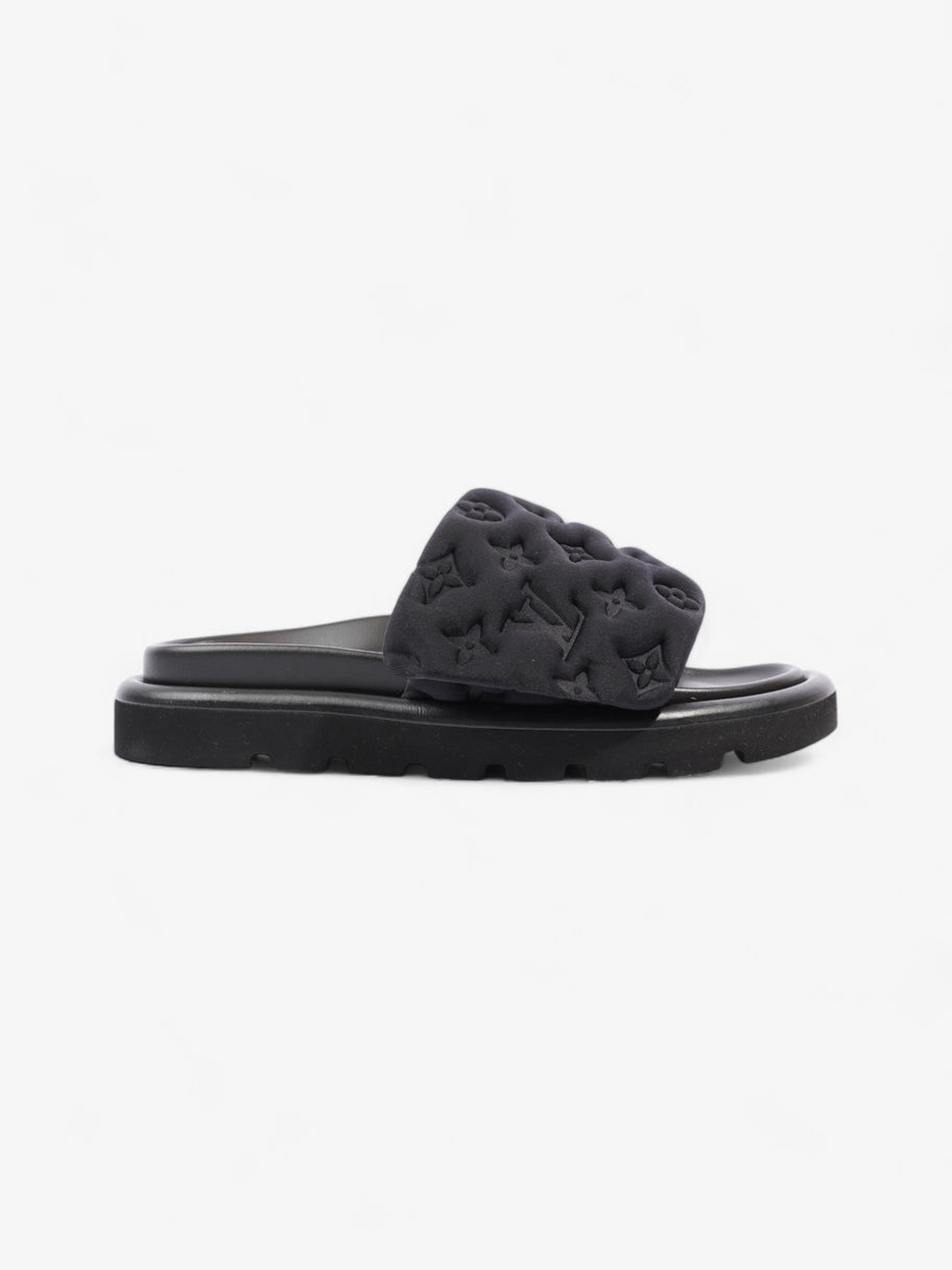 Louis Vuitton Pool Slides Black Neoprene EU 38 UK 5 Image 1