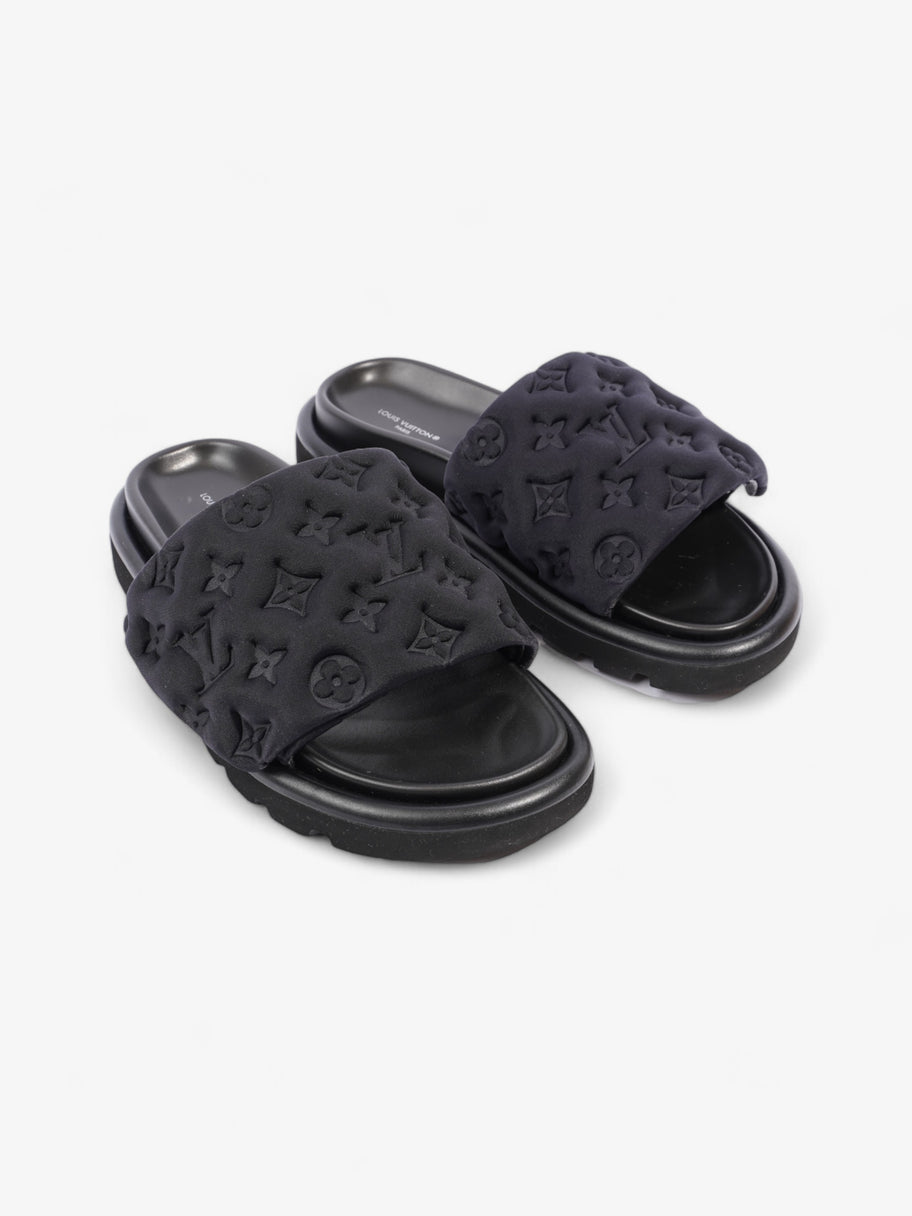 Louis Vuitton Pool Slides Black Neoprene EU 38 UK 5 Image 2