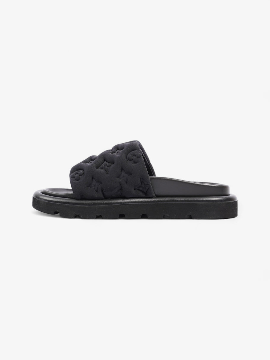 Louis Vuitton Pool Slides Black Neoprene EU 38 UK 5 Image 3