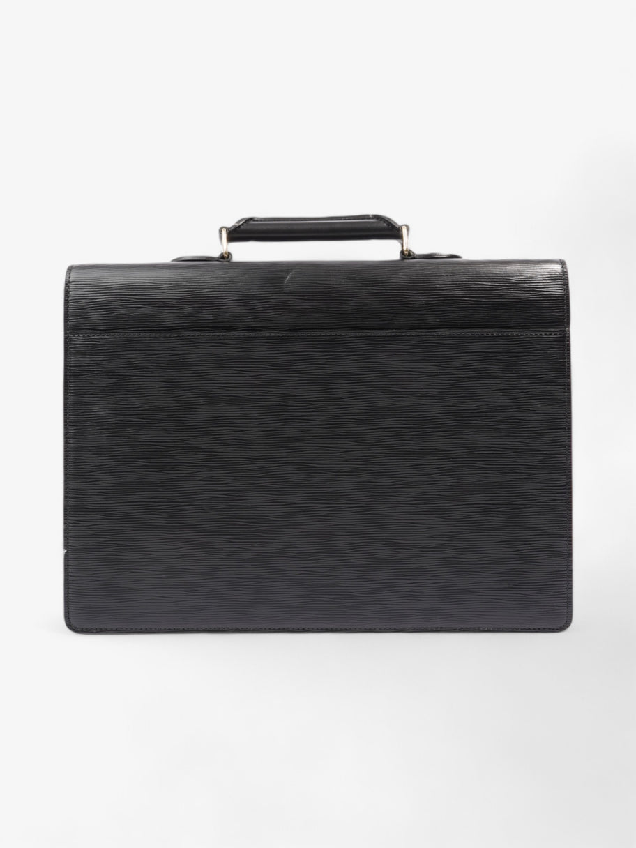 Louis Vuitton Brief Case Black Epi Leather Image 4