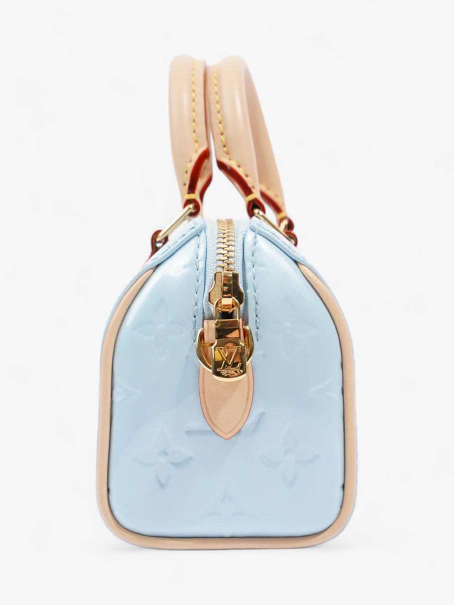 Louis Vuitton Speedy Sky Blue Vernis Leather Nano Image 3