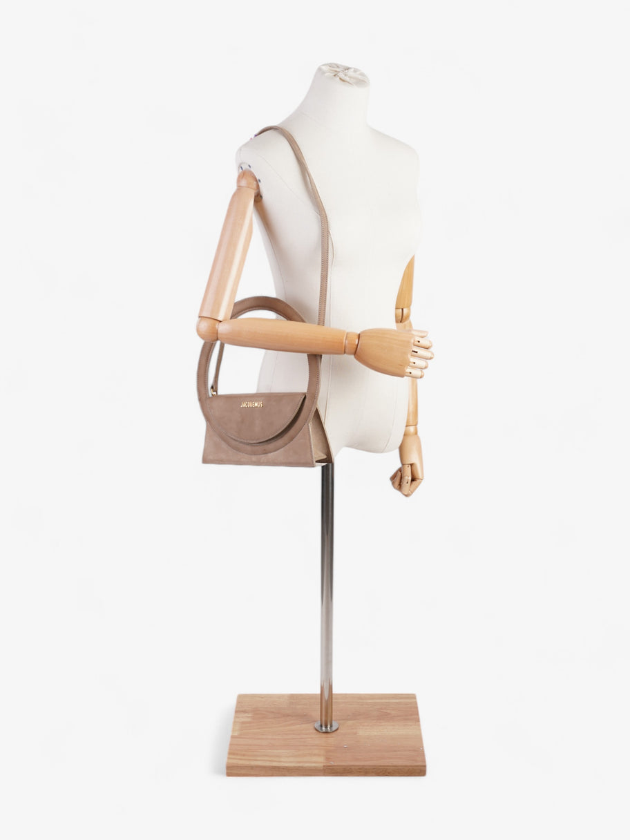 Jacquemus Le Sac Rond Dark Beige Suede Image 2