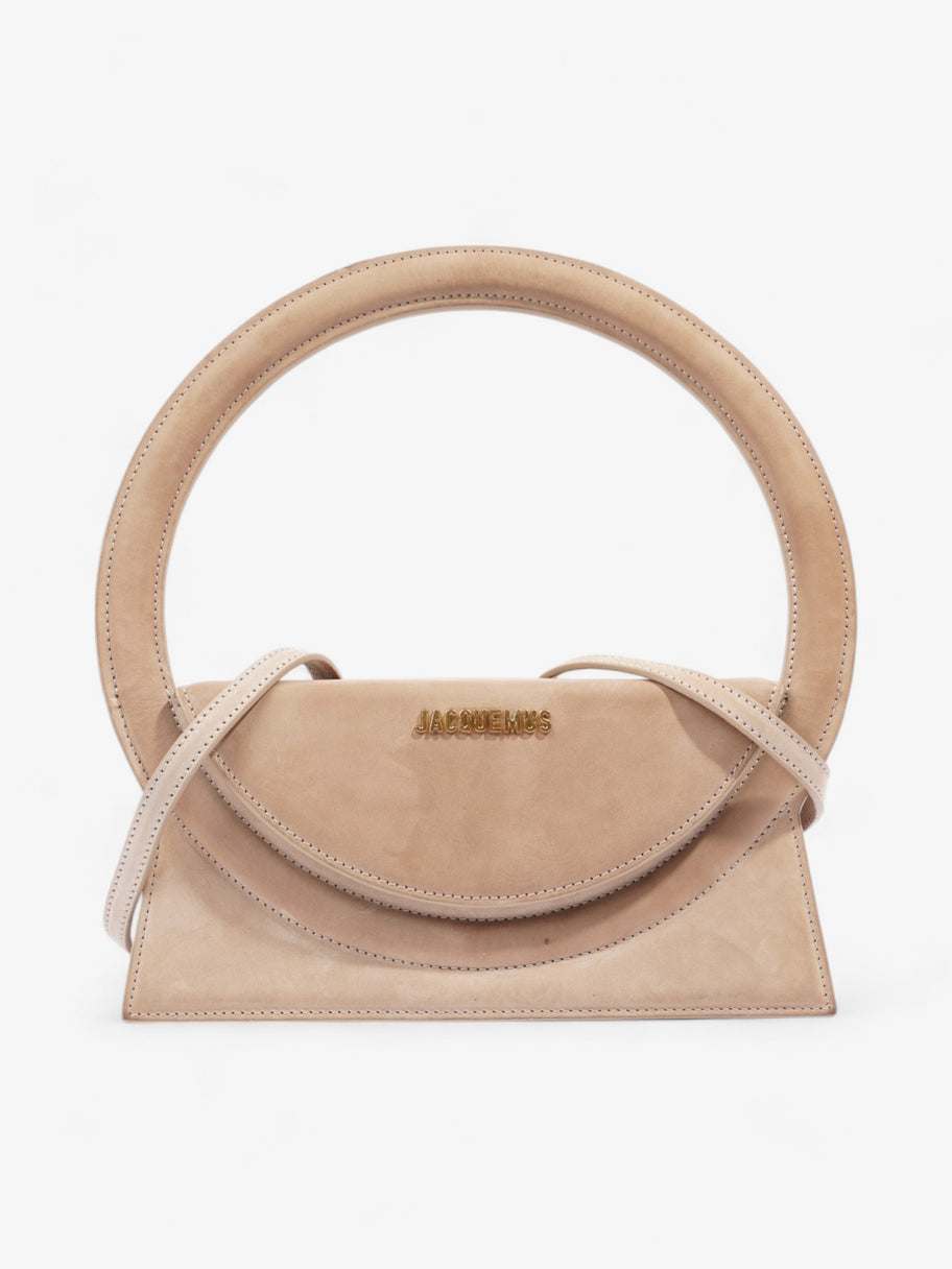 Jacquemus Le Sac Rond Dark Beige Suede Image 1