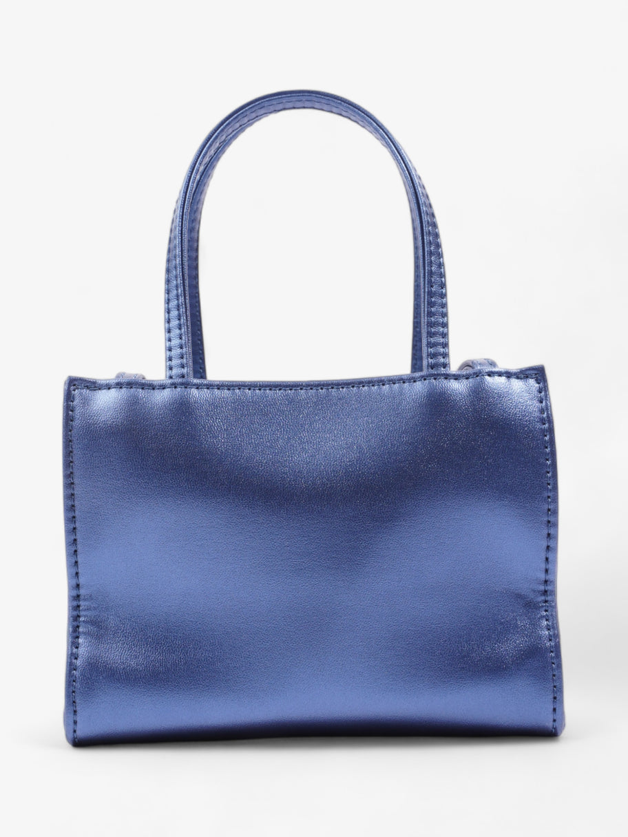 Telfar Shopping Bag Cobalt Blue Polyurethane Small Image 4