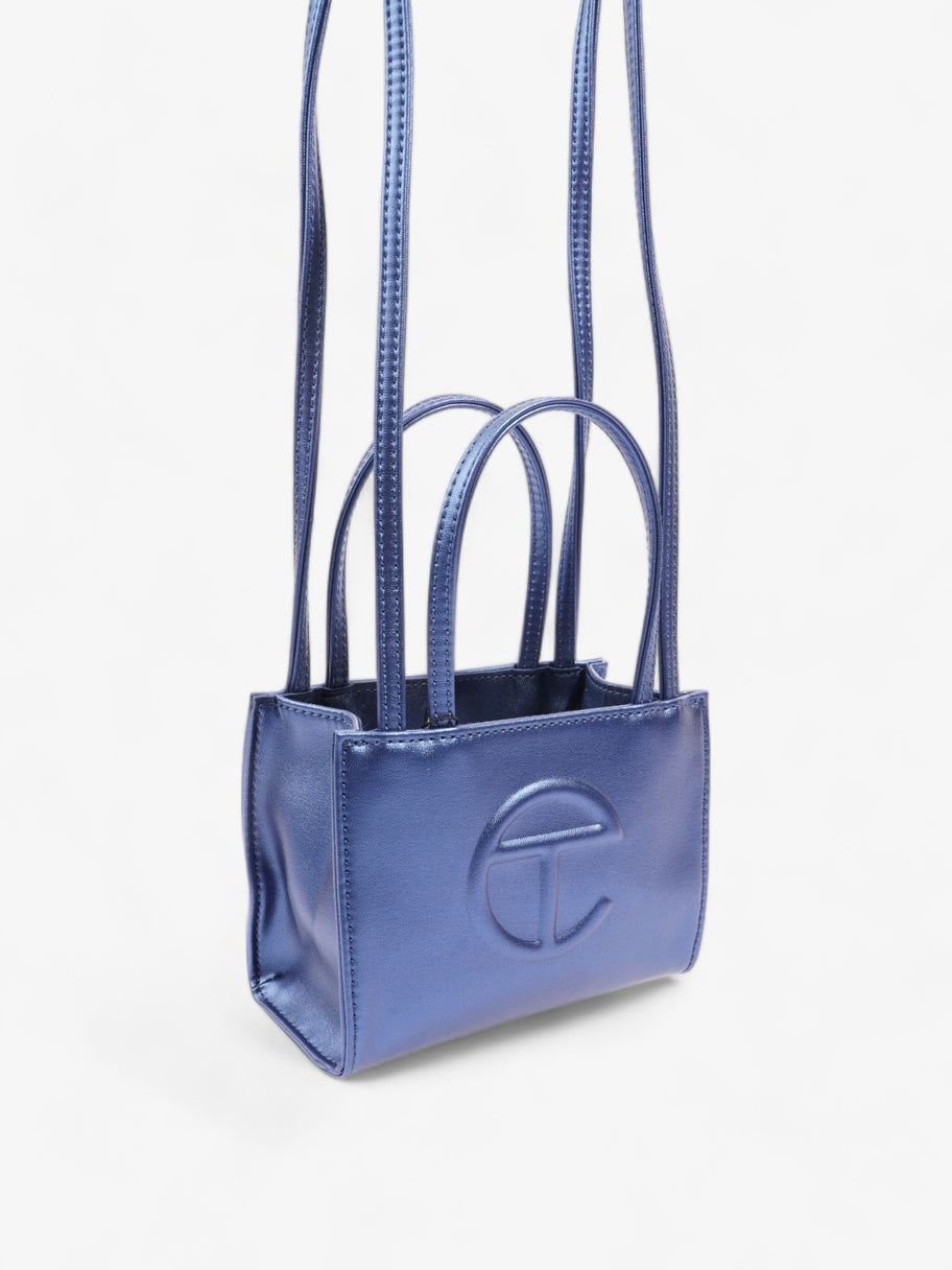 Telfar Shopping Bag Cobalt Blue Polyurethane Small Image 8