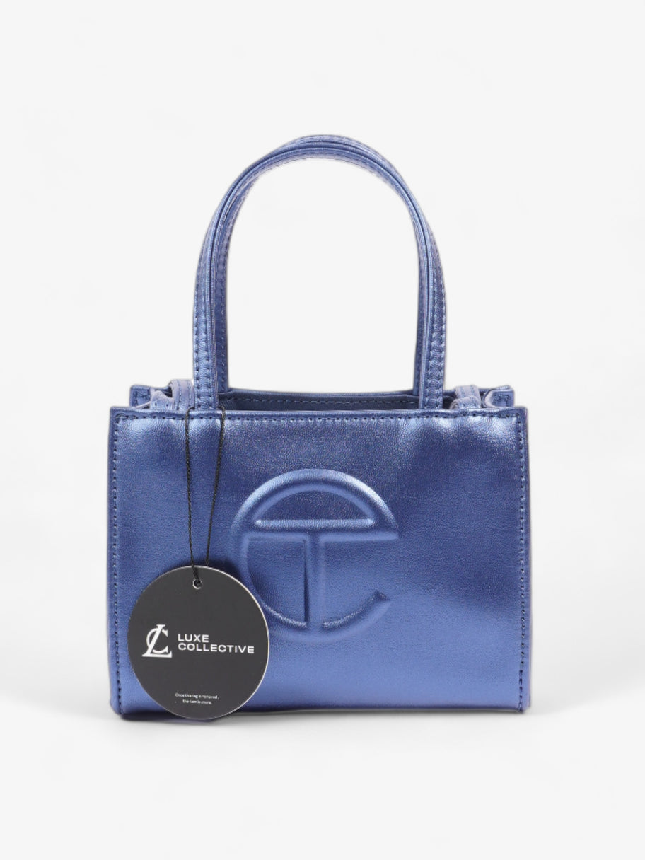 Telfar Shopping Bag Cobalt Blue Polyurethane Small Image 9