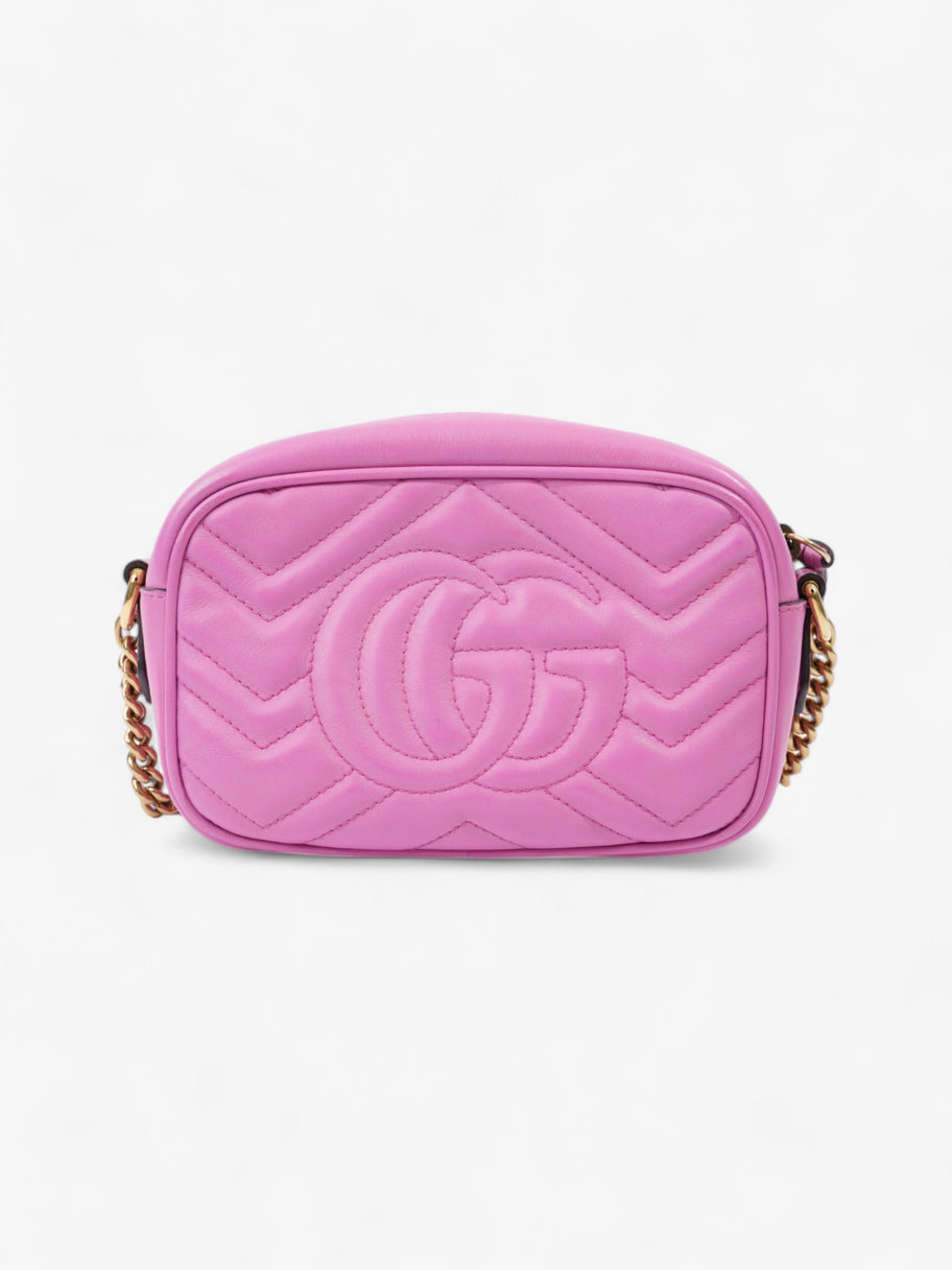 Gucci GG Marmont Light Purple Matelasse Leather Mini Image 4