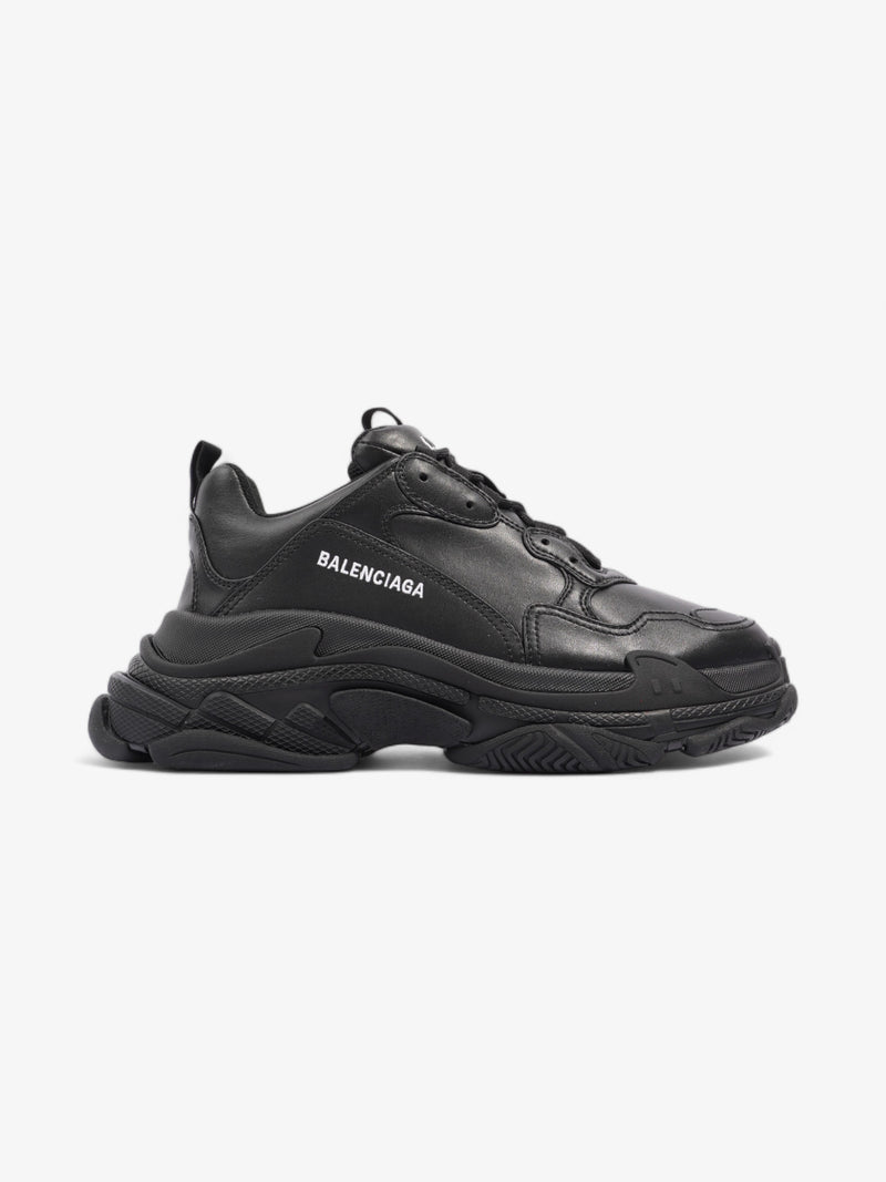  Balenciaga Triple S Black Polyurethane EU 43 UK 9