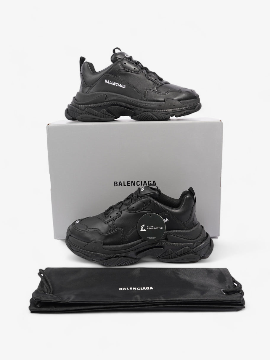 Balenciaga Triple S Black Polyurethane EU 43 UK 9 Image 10