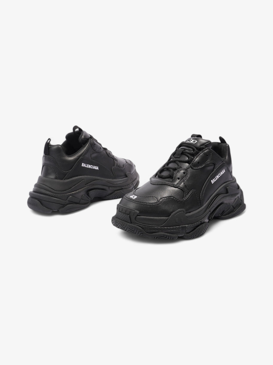 Balenciaga Triple S Black Polyurethane EU 43 UK 9 Image 9