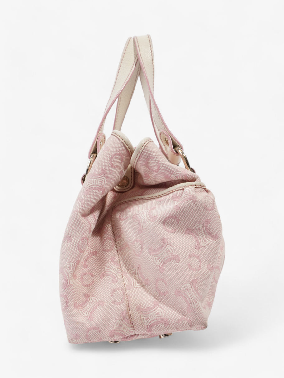 Celine Macadam Pink / White Canvas Image 5