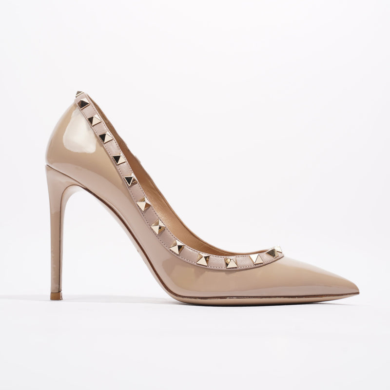  Rockstud Nude Patent Leather EU 37.5 UK 4.5