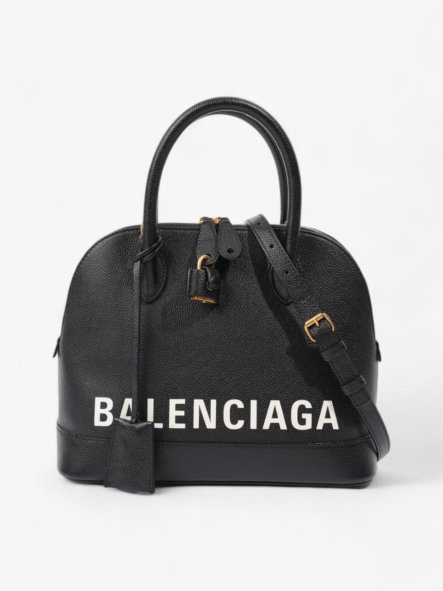 Balenciaga Ville Black / White Calfskin Leather Small Image 1