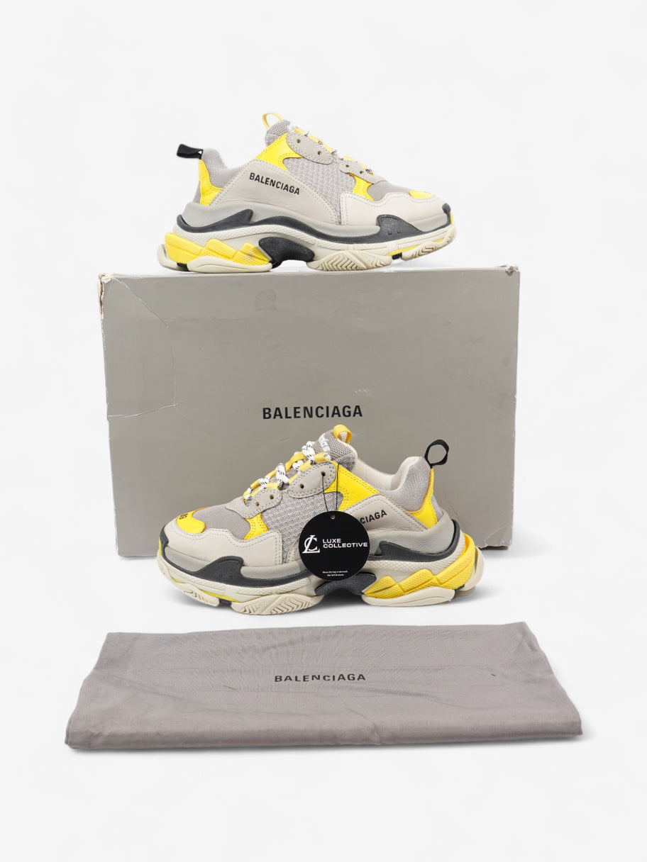 Balenciaga Triple S Grey / Yellow / White Mesh EU 39 UK 5 Image 10