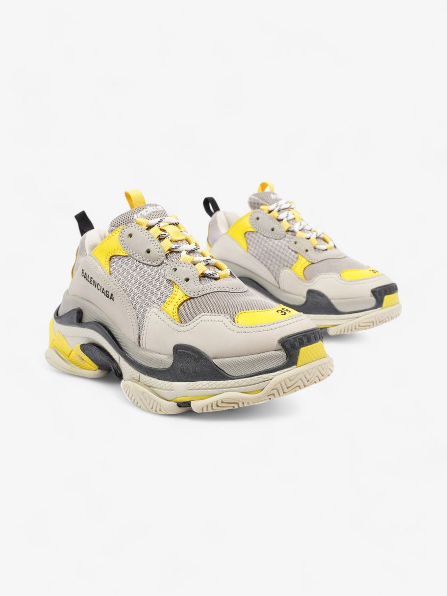 Balenciaga Triple S Grey / Yellow / White Mesh EU 39 UK 5 Image 2