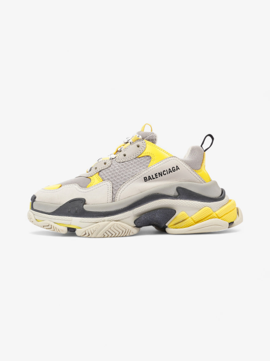 Balenciaga Triple S Grey / Yellow / White Mesh EU 39 UK 5 Image 5