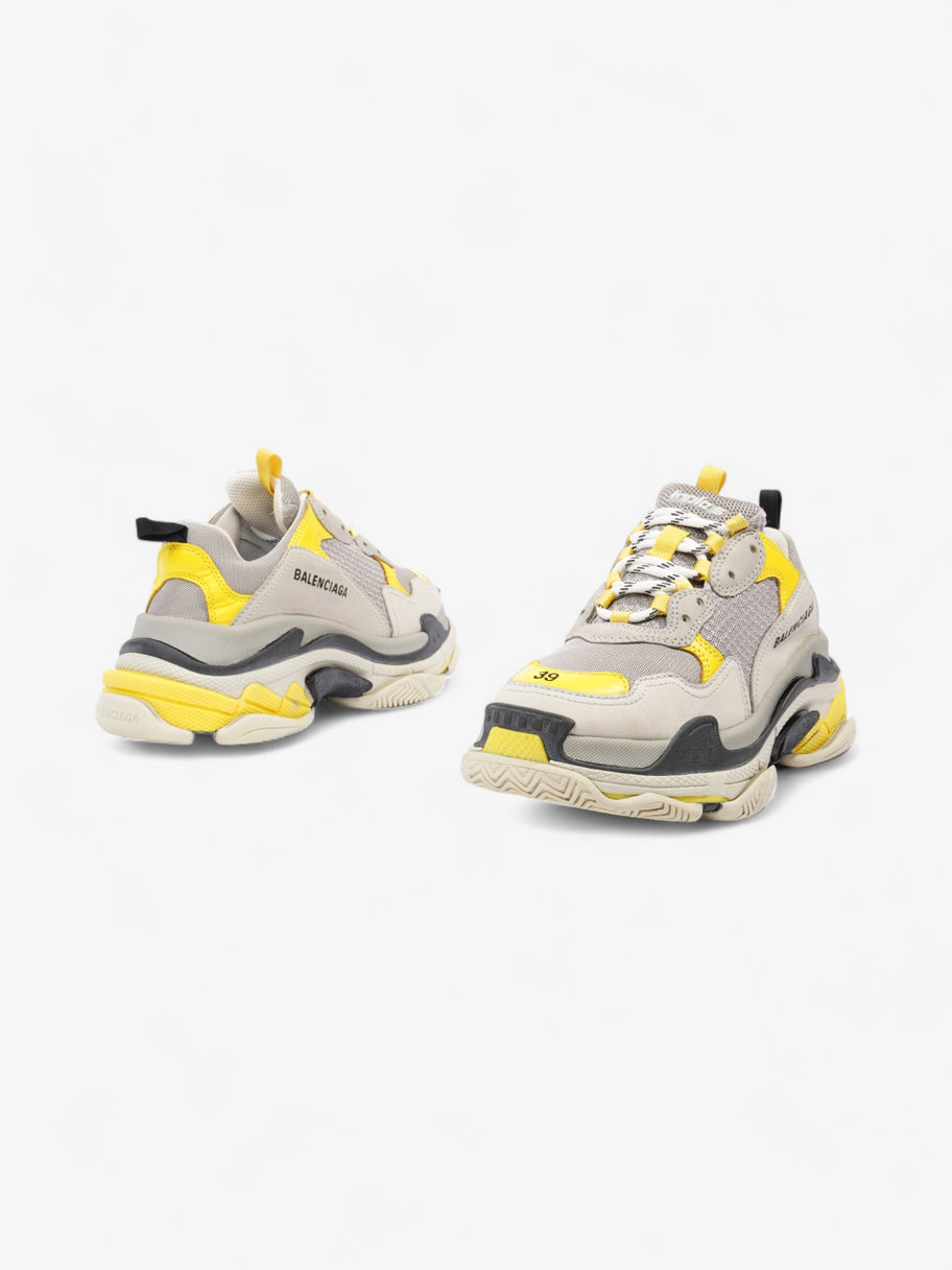 Balenciaga Triple S Grey / Yellow / White Mesh EU 39 UK 5 Image 9