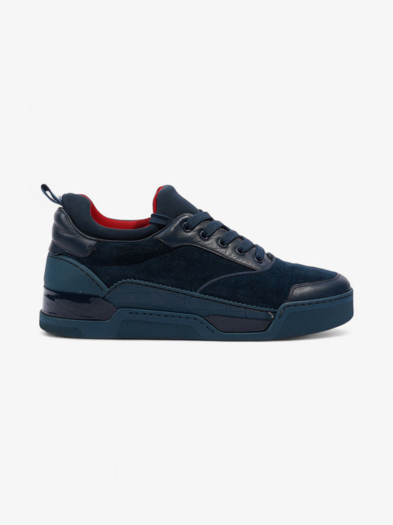  Christian Louboutin Aurelien Low-top  Navy Suede EU 42.5 UK 8.5