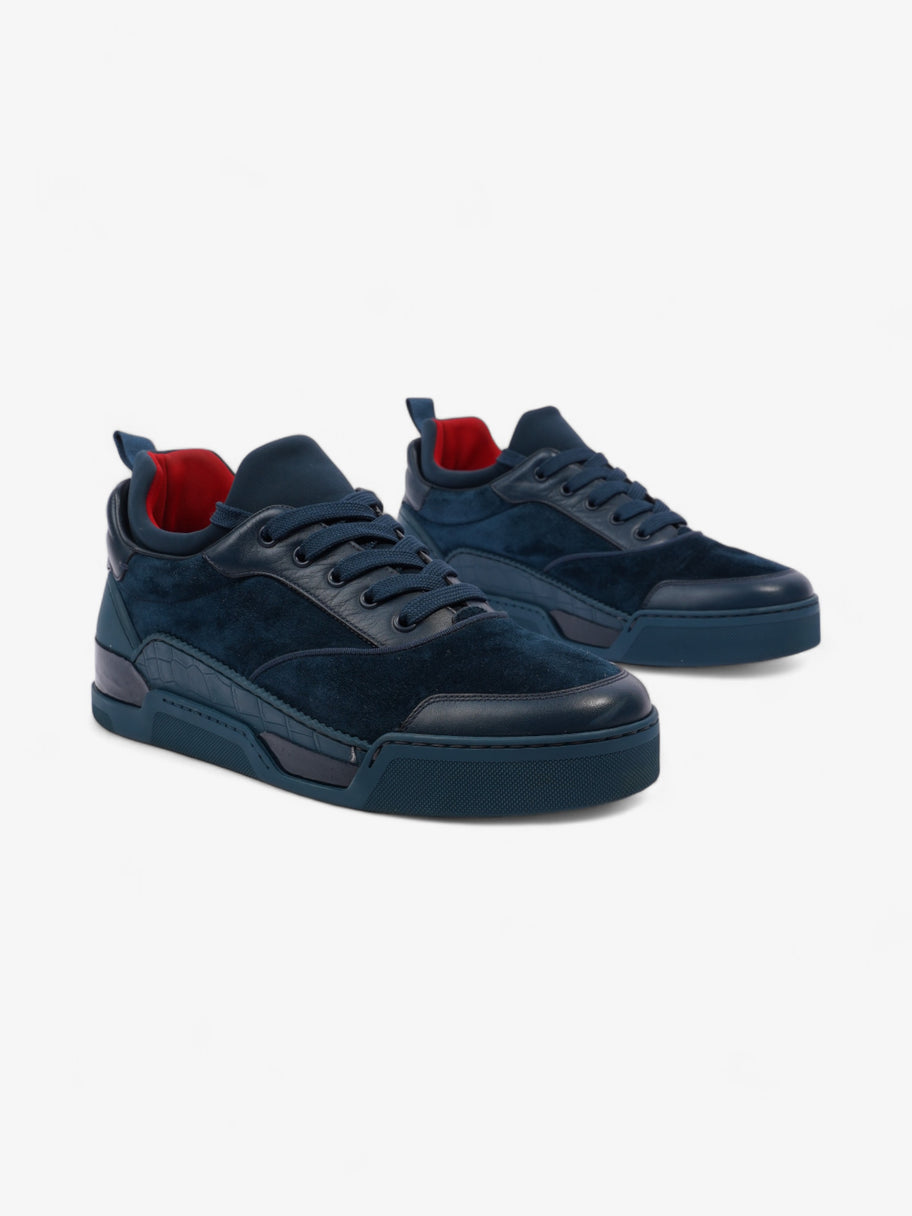 Christian Louboutin Aurelien Low-top  Navy Suede EU 42.5 UK 8.5 Image 2