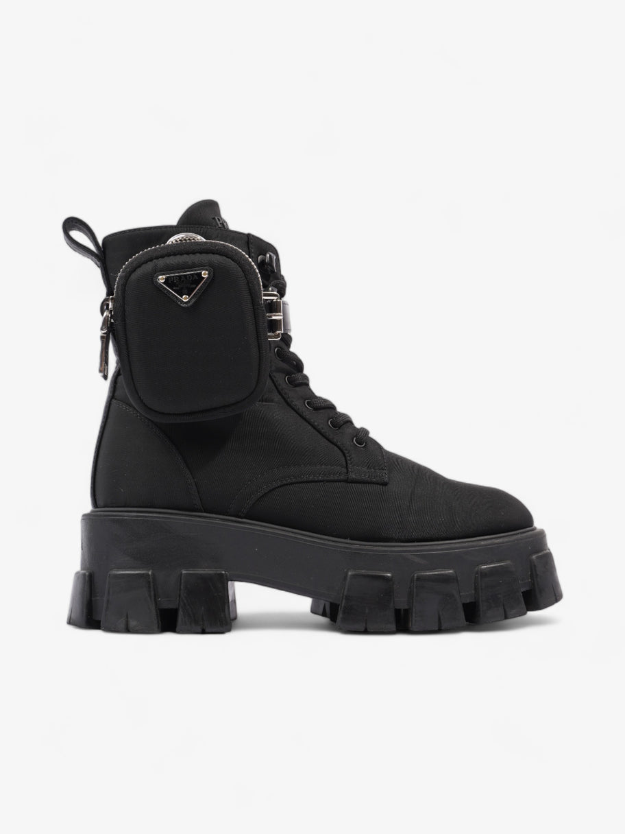 Prada Monolith Boots 60 Black Re Nylon EU 37 UK 4 Image 1