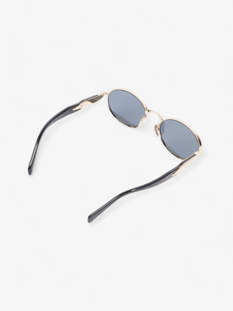 Prada Oval Sunglasses Gold / Black Base Metal 140mm Image 7