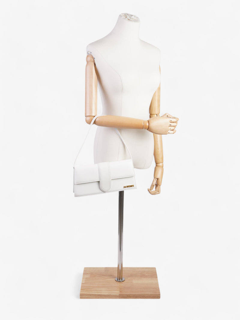  Jacquemus Le Bambino Long White Leather