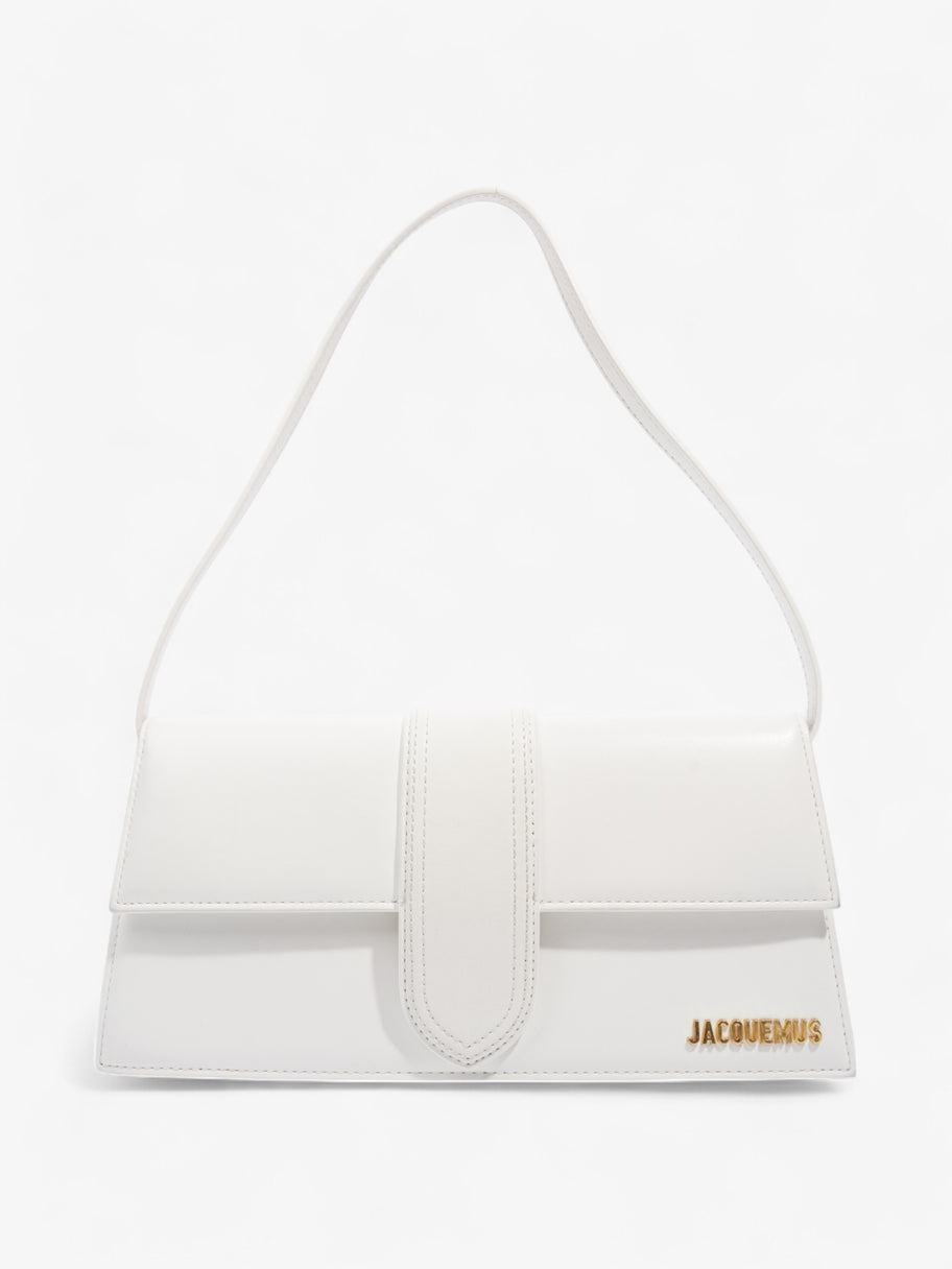 Jacquemus Le Bambino Long White Leather Image 1