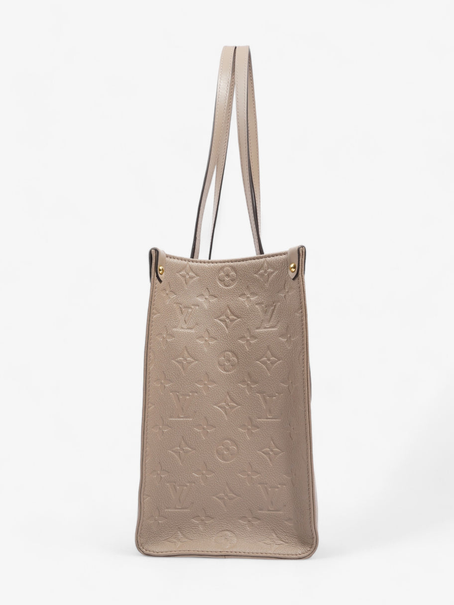 Louis Vuitton On the Go Monogram Empreinte / Beige Empreinte Leather MM Image 5