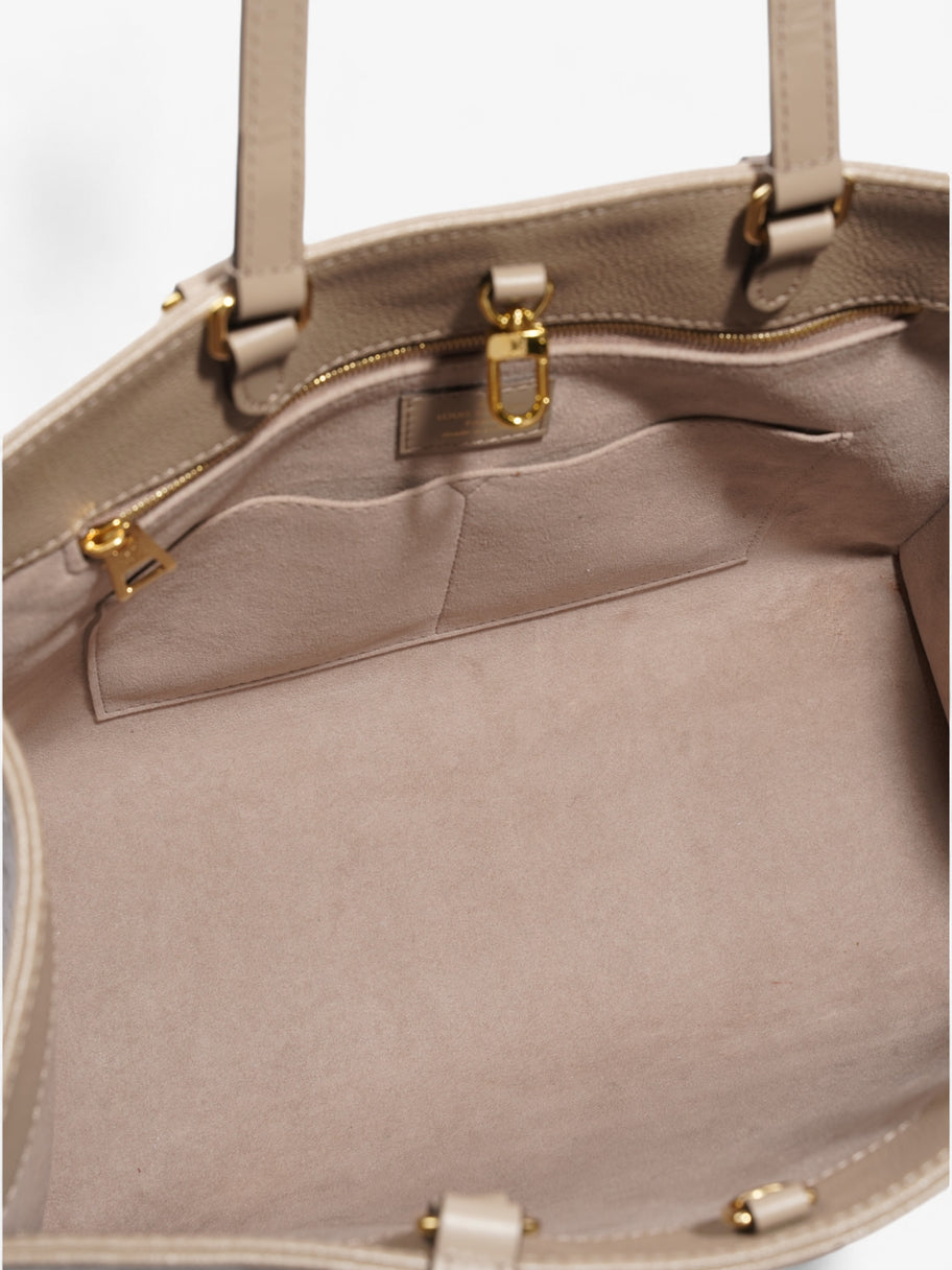 Louis Vuitton On the Go Monogram Empreinte / Beige Empreinte Leather MM Image 7