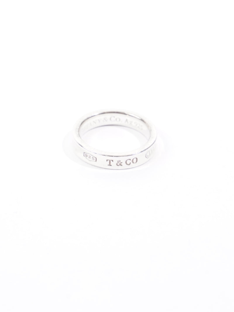  Tiffany and Co 1837 Ring Silver Silver Sterling 49mm