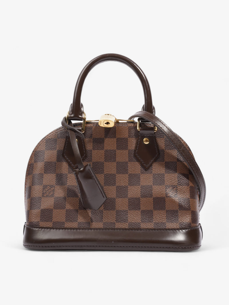  Louis Vuitton Alma Damier Ebene Coated Canvas BB