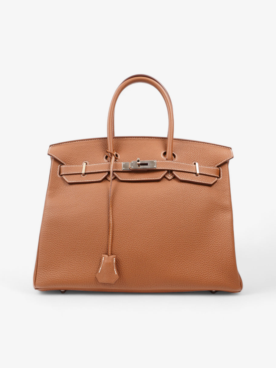 Hermes Birkin Gold Togo Leather 35 Image 1