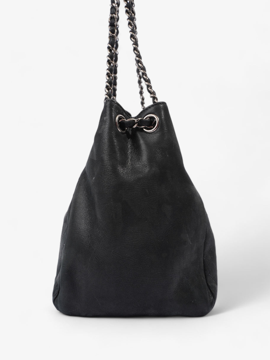 Chanel Large CC Tote Black Leather Image 5