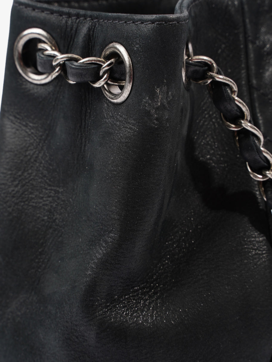 Chanel Large CC Tote Black Leather Image 9