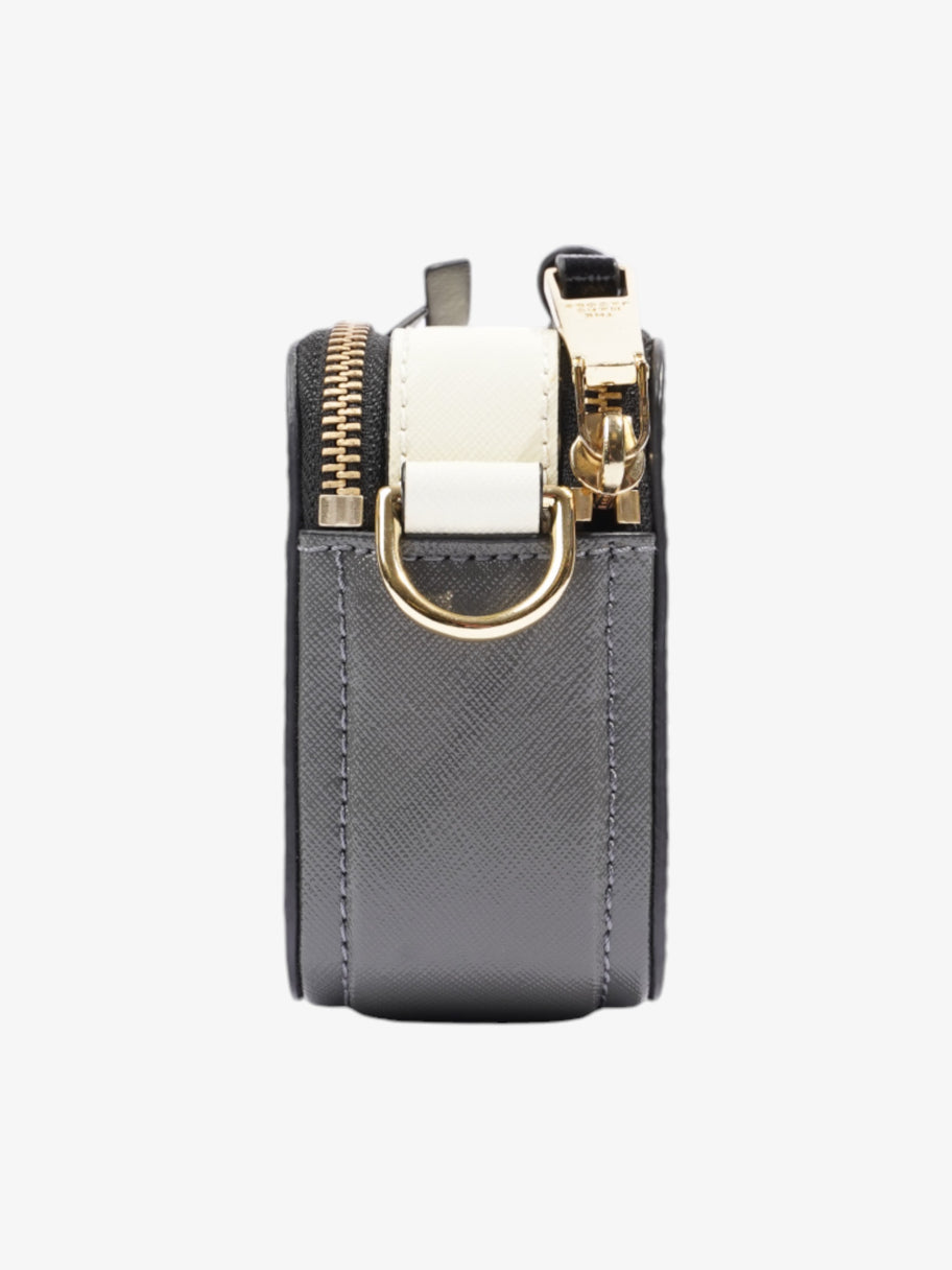 Marc Jacobs The Snapshot Bag Black / Cream Leather Image 5