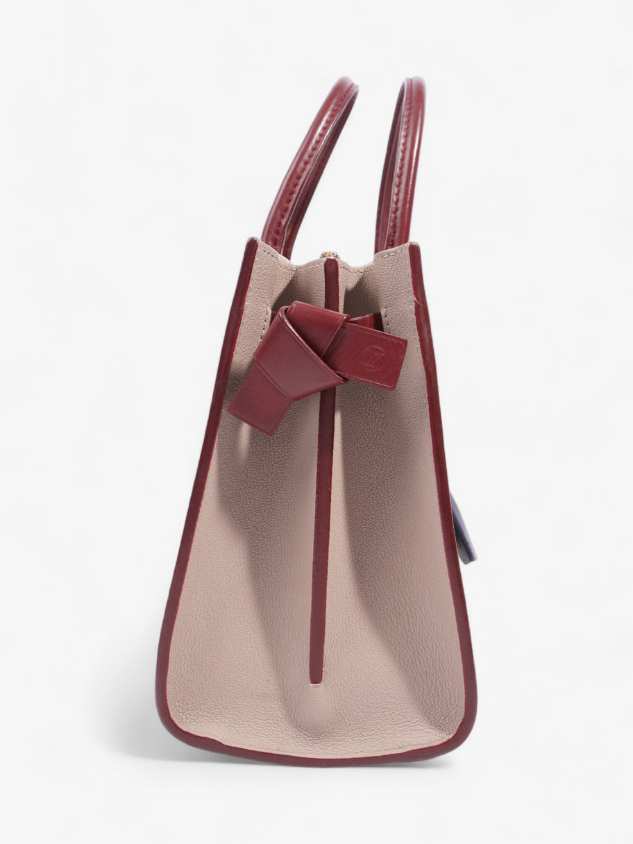 Louis Vuitton Very Tote Blush Pink / Red / Navy Calfskin Leather Image 6