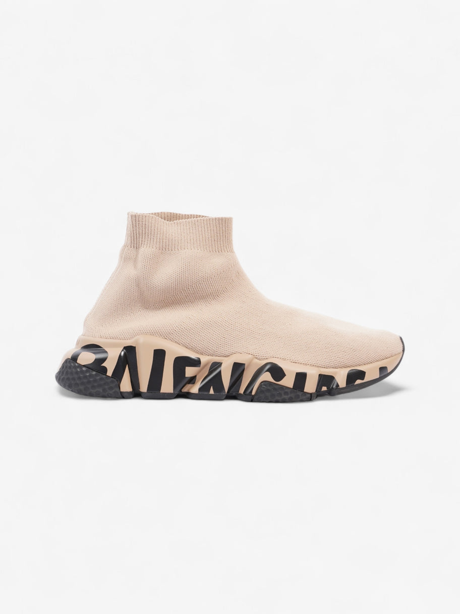 Balenciaga Speed Graffiti Beige / Black Cotton EU 37 UK 4 Image 1