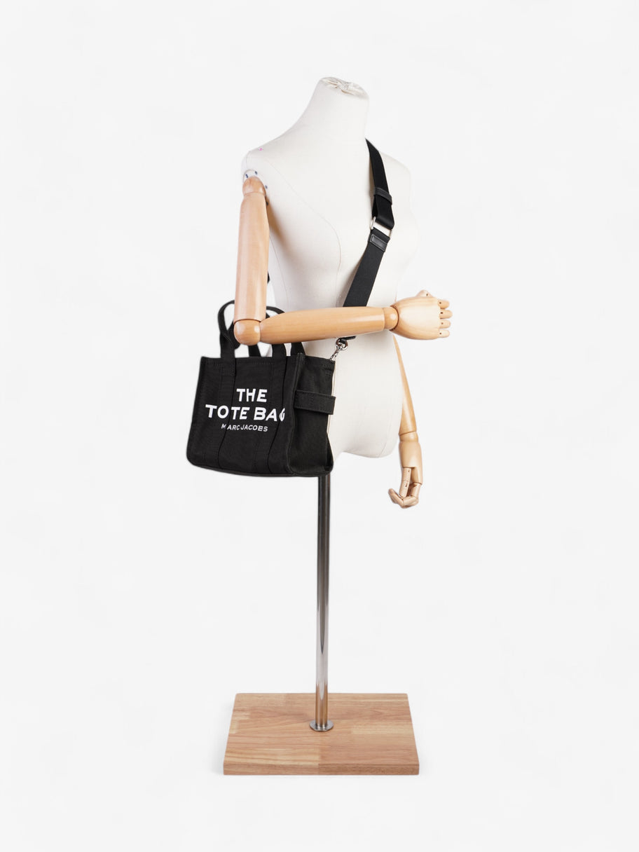 Marc Jacobs The Tote Black / White Cotton Small Image 2