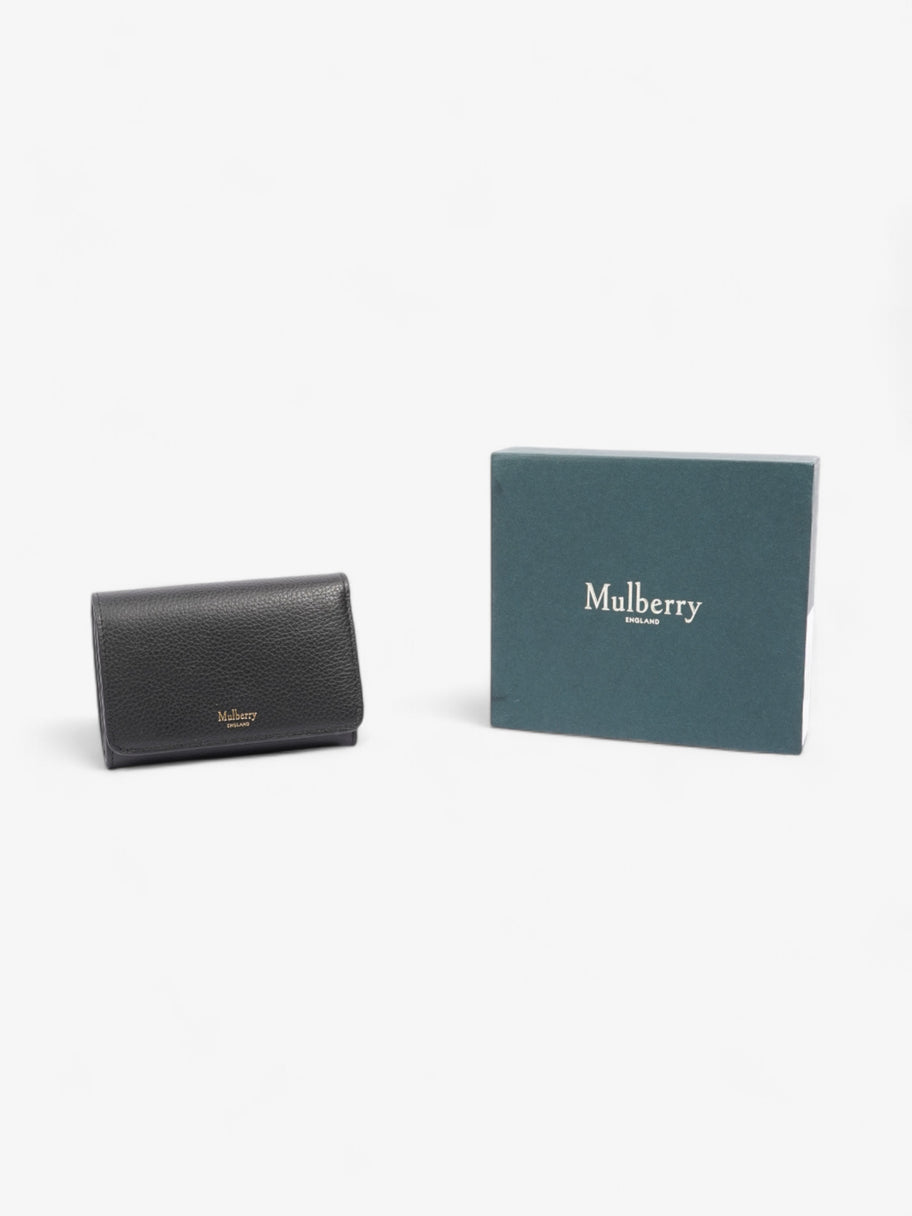 Mulberry Continental Trifold Wallet Black Leather Image 7