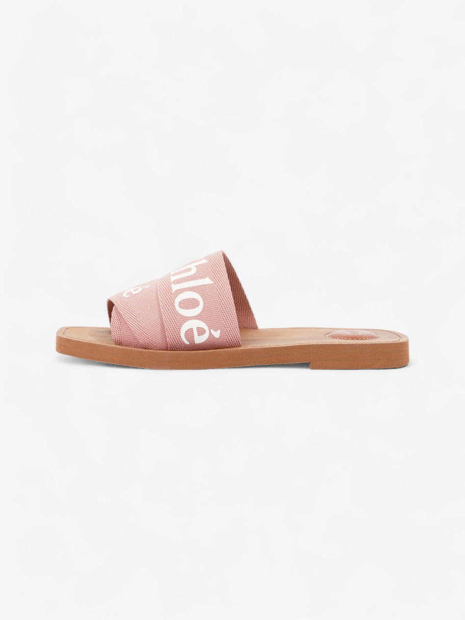 Chloe Woody Slides Delicate Pink Canvas EU 39 UK 6 Image 5