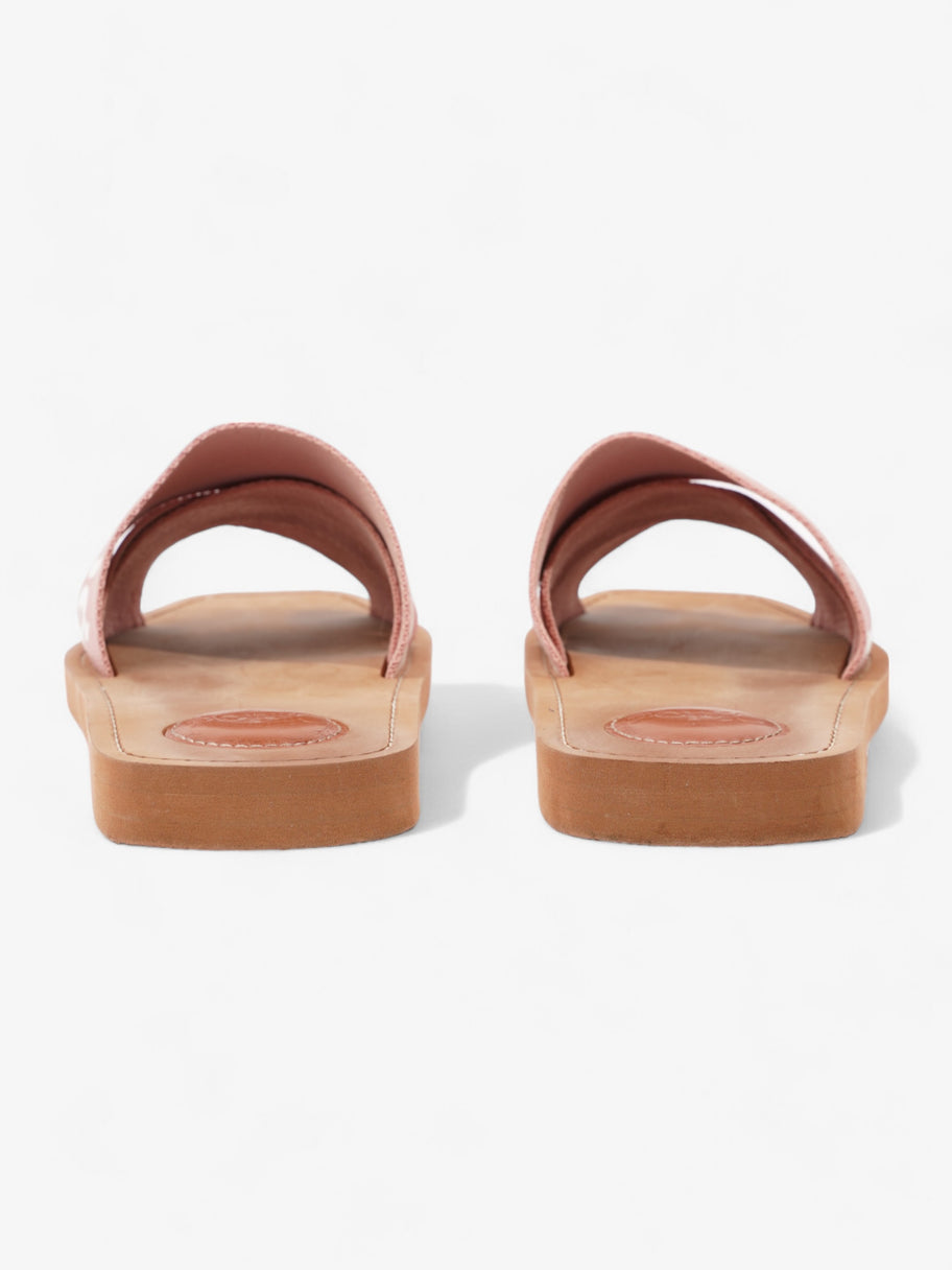 Chloe Woody Slides Delicate Pink Canvas EU 39 UK 6 Image 6