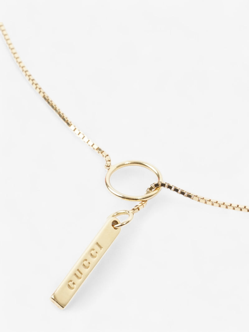  Gucci Link To Love Necklace Gold Yellow Gold