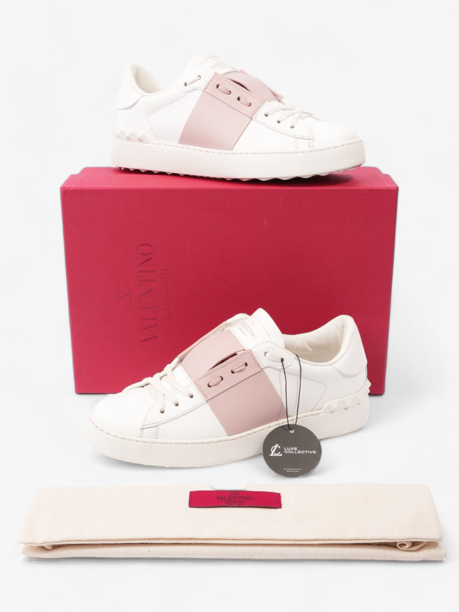 Valentino Open Sneakers  White / Pink  Leather EU 37 UK 4 Image 11