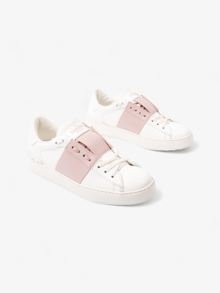 Valentino Open Sneakers  White / Pink  Leather EU 37 UK 4 Image 2