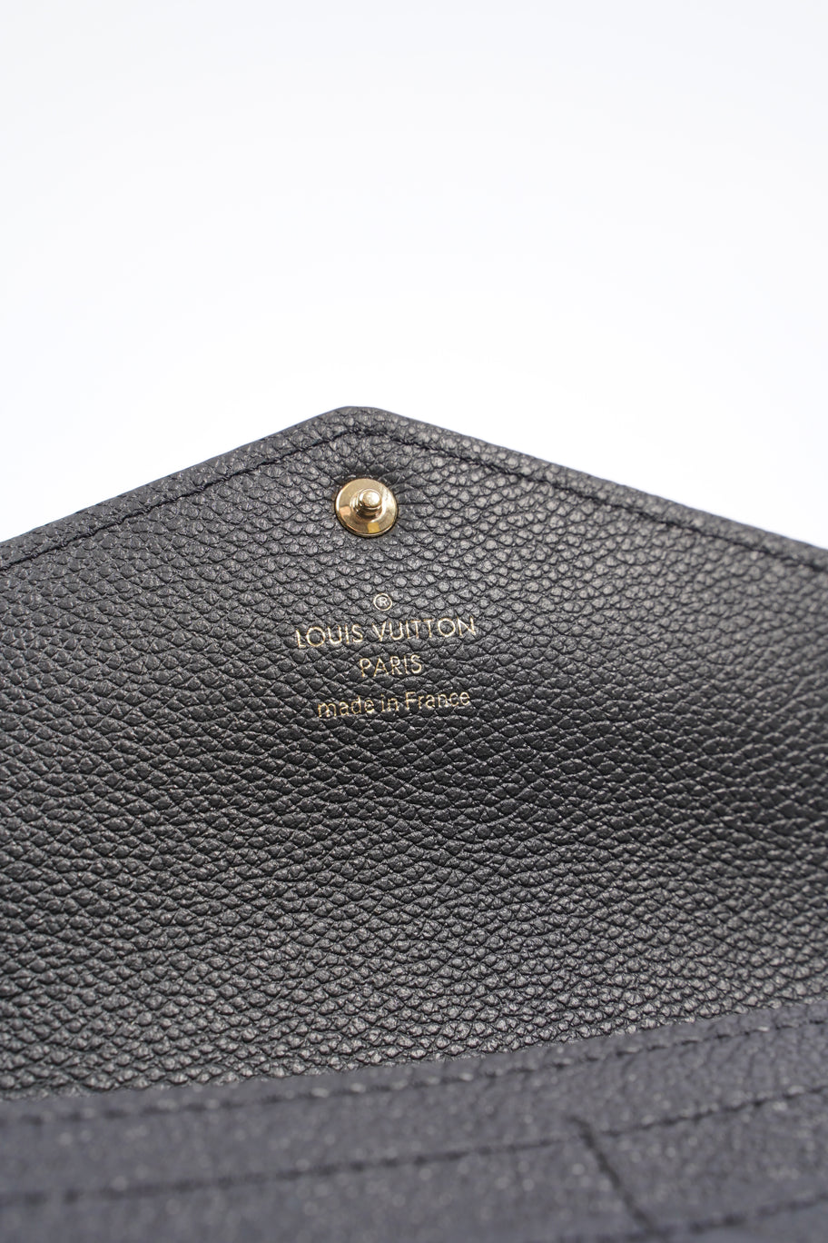 Sarah Wallet Black Empreinte Leather Image 8