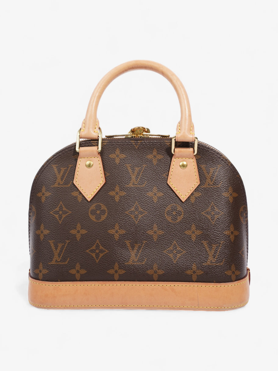 Louis Vuitton Alma BB Monogram / Beige Coated Canvas Image 4